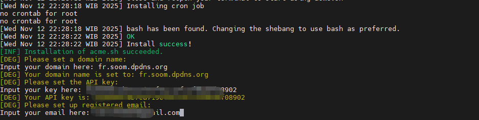 在 IPv6 VPS 上为 3X-UI 面板安装 SSL 证书