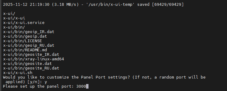 在 IPv6 VPS 上安装 3X-UI 面板