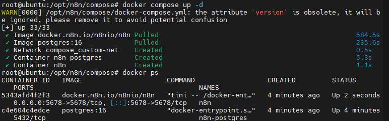 n8n Ubuntu Cloudflared Docker